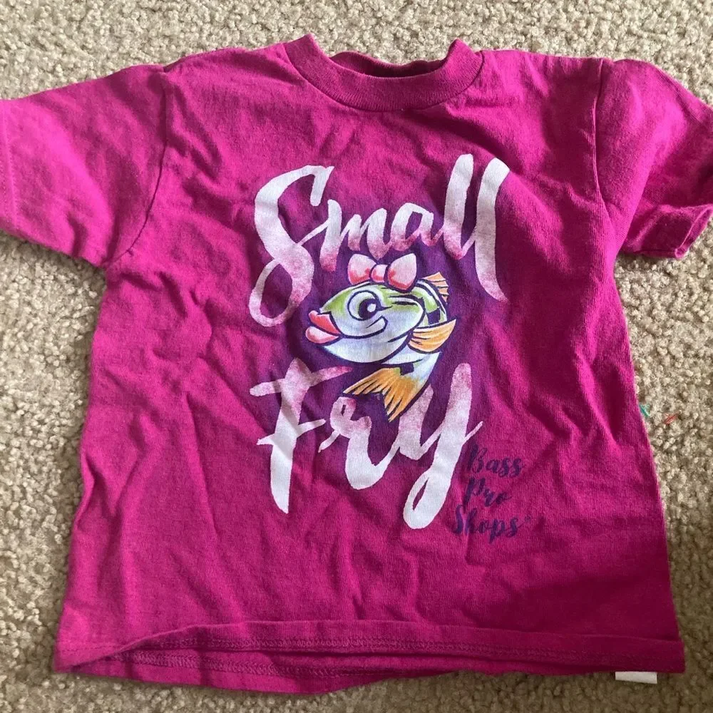 Toddler Girl Bass Pro Shops Pink Small Fry Fish Tshirt